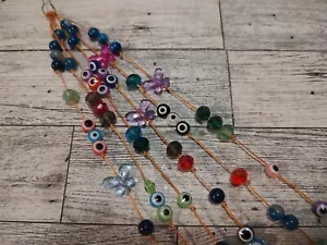 DECORATIVE HANDCRAFTED BEAD & BUTTERFLY TASSEL HOME DECOR, JUNK JOURNALS, GIFTS - Picture 1 of 9