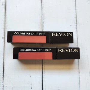 2x Revlon Colorstay Tinta Satinada Líquida Lápiz de Labios, 037 Majestic Rose - Imagen 1 de 2