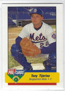 1994 Binghamton Mets (Class AA-New York Mets) Tony Tijerina
