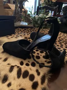 Gucci Pony Hair High Heel Black Shoes 36 C - Picture 1 of 11