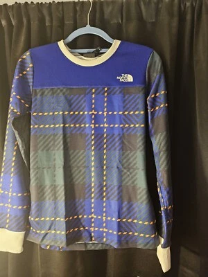 Juego de gofres a cuadros de capa base seca flash The North Face para mujer talla pequeña Foto 1 de 4