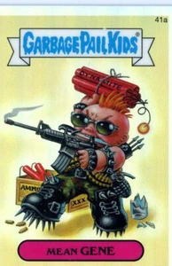 2013 Topps Garbage Pail Kids Chrome OS1 MEAN GENE & JOLTIN' JOEL REFRACTORS - Bild 1 von 2