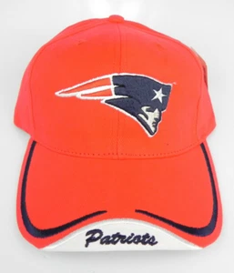 NUEVO GLAND PATRIOTS NFL FÚTBOL AMERICANO ROJO REEBOK GORRA CON CORREA AJUSTABLE SOMBRERO NUEVO CON ETIQUETAS! - Imagen 1 de 6