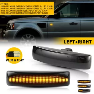 Dynamic LED Side Marker Repeater Lights For Land Rover Range Sport L320 2005-18 - Picture 1 of 13