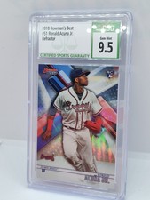 2018 Bowman's Best - Refractor #51 Atlanta Braves (RC) 9.5 CSG