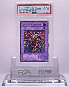 PSA 4  YuGiOh Thousand Eyes Restrict TB-34 Ultimate Rare Relief Japan - Picture 1 of 5