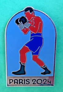 PARIS 2024 OLYMPIC GAMES PIN. BOXING - Picture 1 of 2