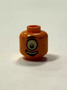 Lego Orange Alien Cyclops Minifigure Head - Picture 1 of 1