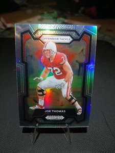 2024 Panini Prizm Draft Picks JOE THOMAS Wisconsin SILVER REFRACTOR PRIZM - Picture 1 of 2