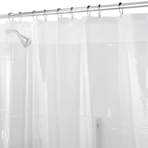Mildew Resistant Durable and PVC Free Stall Shower Curtain Liner, Clear - - Picture 1 of 12