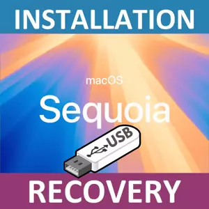 USB OSX 15 Sequoia macOS Boot stick USB-Stick Mac OS USB-Drive Installer - Bild 1 von 1