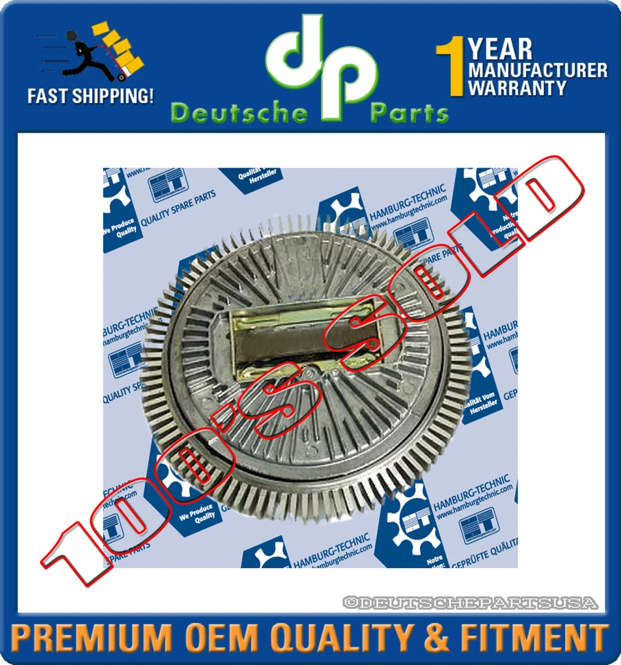 Mercedes W123 300D 300TD 300SD W116 Radiator Fan Clutch 0002000422 000 200 04 22 - Изображение 1 из 1