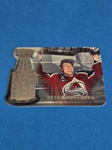 PETER FORSBERG 1998-99 NEL GIOCO SII UN GIOCATORE - PLAYOFF HIGHLIGHTS INSERTO CARD - Foto 1 di 2