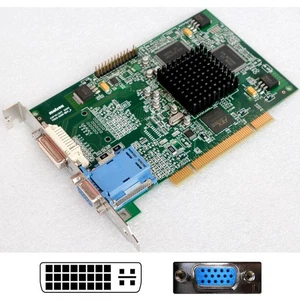 Matrox Graphic Card VGA PCI 32-BIT Eton ET866 7003-0301 94V-0 G45FMDVP32DB M283 - Picture 1 of 1