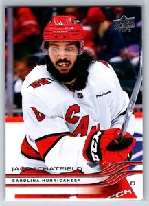 2025-26 Upper Deck Series 1 #29 Jalen Chatfield Carolina Hurricanes - Picture 1 of 2