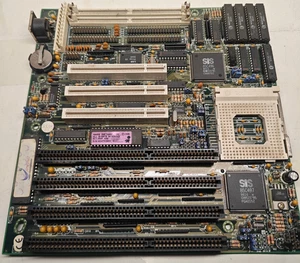 Socket 3 *EDO* SPRING CIRCLE SS486 REV. P2CI Motherboard & 16 MB RAM + Bonus - Picture 1 of 11