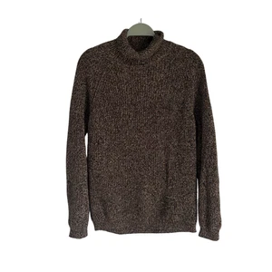 Men's Size M | Zara | Brown Knit Turtle Neck Sweater. - Picture 1 of 3