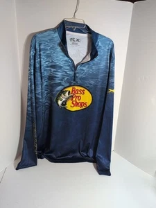Bass Pro Shop Nitro Johnny Morris Langarm 1/4 Zip Pullover Herren XL - Bild 1 von 7