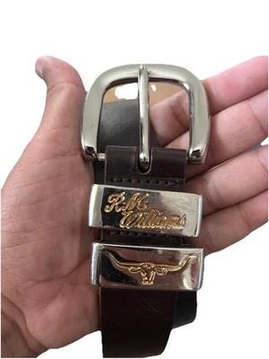 RM Williams Drover Belt Brown 100% Australian Leather 32 Inch - image 1 of 4