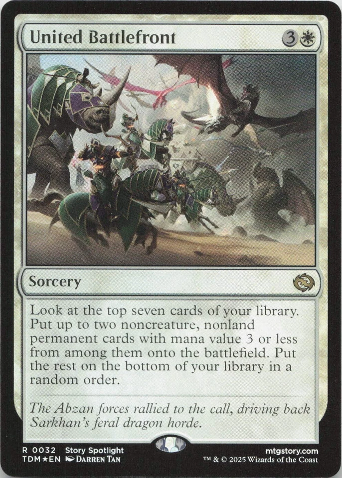 United Battlefront - FOIL - R Tarkir: Dragonstorm 32 - MTG - Image 1 of 1