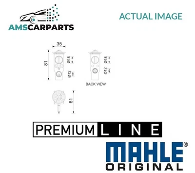AIR CONDITIONING EXPANSION VALVE AVE 210 000P MAHLE ORIGINAL NEW OE REPLACEMENT - Image 1 of 4