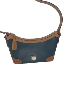 Dooney & Bourke Schultertasche Wexford Deep Teal Leder groß - Bild 1 von 12