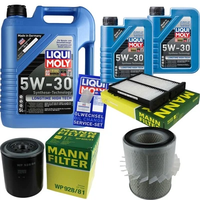 INSPEKTIONSKIT FILTER LIQUI MOLY ÖL 7L 5W-30 für Mitsubishi Pajero Sport I K90 - Bild 1 von 4