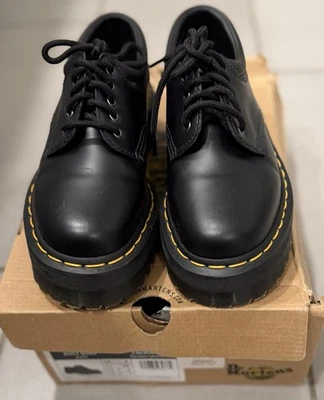 Zapatos informales DR. Martens 8053 QUAD con plataforma de cuero talla 7 NUEVO Foto 1 de 4