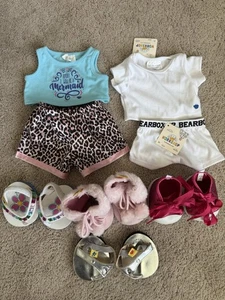 Build-A-Bear Kleidung Kleiderpaket Schuhe/Sandalen/Stiefel/Shirts/Shorts - Bild 1 von 14