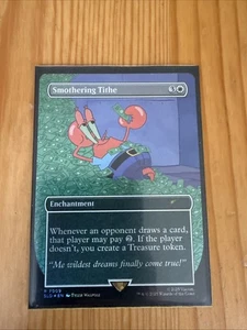 MTG SPONGEBOB - Smothering Tithe - SLD 7009 - Near Mint - Foil - Picture 1 of 2