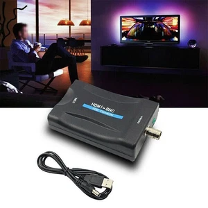 High Speed HDMI to BNC Converter Composite Video Signal Adapter VHS PAL/ NTSC - Picture 1 of 7
