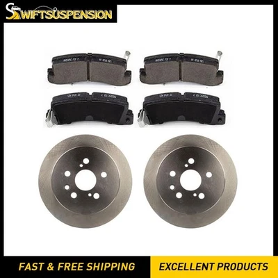 Juego de pastillas de freno de disco trasero Magma rotor de freno de disco 3 piezas para Toyota Camry 1988-1991 Foto 1 de 4