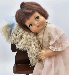 Effanbee Composizione e Panno "Sweetie Pie Doll" Occhi Flirty 1939-1946, 17" Alto - Foto 1 di 24
