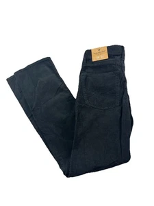 American Eagle Herrenhose 28 x 32 schwarz Cord gerade schmal adrett neu mit Etikett neu - Bild 1 von 8