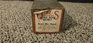 QRS player pianoforte roll 9087 Hold My Hand 1950 - Foto 1 di 3