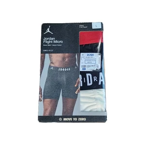 Jordan Flight Micro Herren Boxershorts DRI-FIT 2er Pack Größe Large Mehrfarbig Neu  - Bild 1 von 7