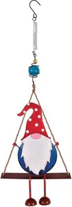 Sunset Vista Designs 93780 Gnome Hanging Bouncy (Red Hat Swing, 23-inc Height) - Picture 1 of 1