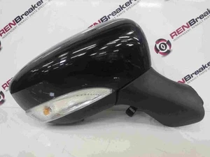 Renault Clio MK4 2013-2019 Drivers OS Wing Mirror Black 963016273R - Picture 1 of 2