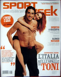 Sport Week-'06-LUCA TONI,MARTA CECCHETTO,Stephen Appiah,Fernando Alonso,V. Zorzi - Bild 1 von 1