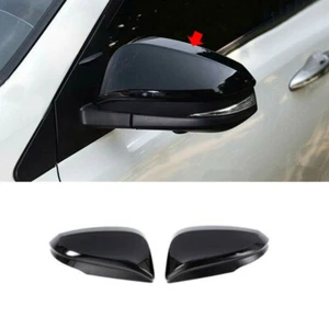 Tapa de espejo retrovisor lateral 2 piezas negro brillante para Toyota Venza 2020-2024 - Imagen 1 de 6