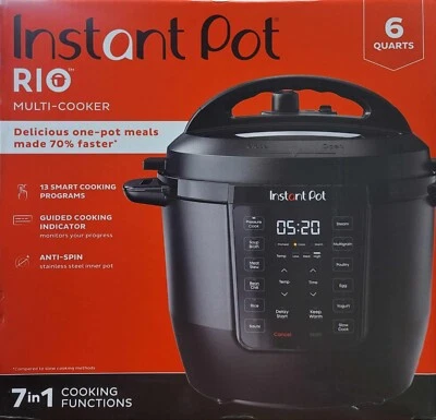 Olla a presión eléctrica Instant Pot RIO 6qt 7 en 1 y multi-cocina **NUEVA** - Imagen 1 de 4