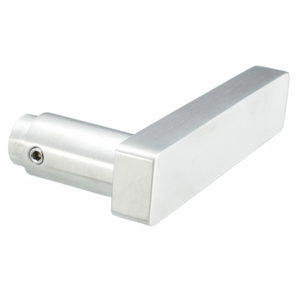 Drücker Türgriff Griff Edelstahl massiv 25x120mm, eckig, Vierkantloch 8 mm - Bild 1 von 1