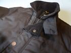 Timberland 44" Large, EUC Brown, quilted oilcloth, very nice condition jacket
