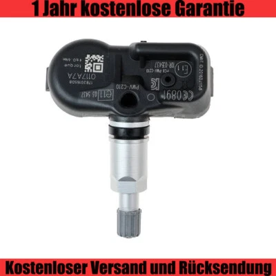 ZHIHUI-AUTOTEILESHOP 1X FÜR TOYOTA AVENSIS AURIS RAV4 YARIS TPMS Reifendrucksensor 433MHZ 42607-02031