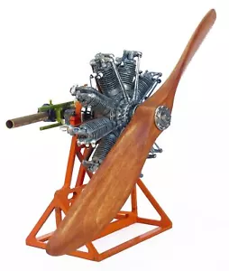 Model Airways Sopwith Camel Clerget Rotary Engine 1:16 Wood & Metal Model Kit - Picture 1 of 4