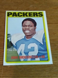 1972 Topps Football #85 Green Bay Packers Running Back John Brockington EX-Nr Mt - Picture 1 of 2