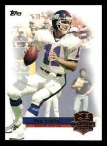 2012 Topps #QI-PS Phil Simms QB Immortals New York Giants - Bild 1 von 2