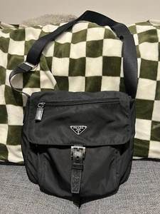 Vintage Prada Cross Body Bag Mens - Picture 1 of 5