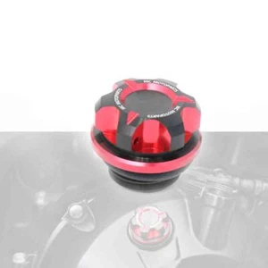 T-Axis Red Crankcase Oil Filler Cap For Monster 696 796 09 10 11 12 13 14 15 16 - Picture 1 of 4