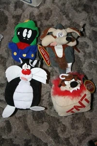 Vintage Looney Tunes Coyote TAZ Slam Me 1998 Applause - Lot of 4 **RARE** - Picture 1 of 1